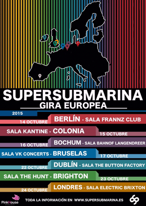 Supersubmarina anuncia gira europea en Octubre