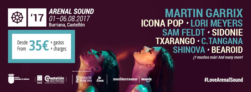 Segunda tanda de nombres para el Arenal Sound 2017