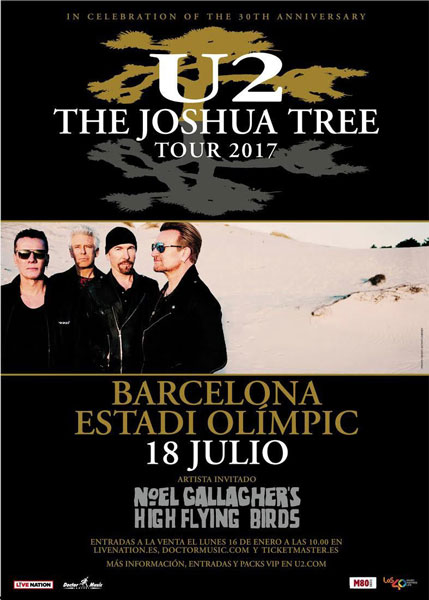 U2 The Joshua Tree Tour 2017 Barcelona