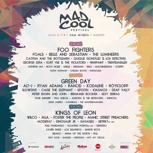 Mad Cool Festival 2017 final lineup