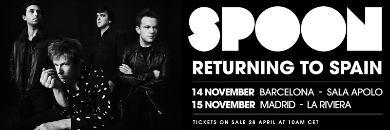 Spoon announce Spanish tour in November 2017