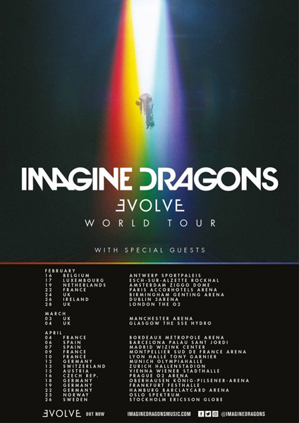 Imagine Dragons 2018 Europe tour