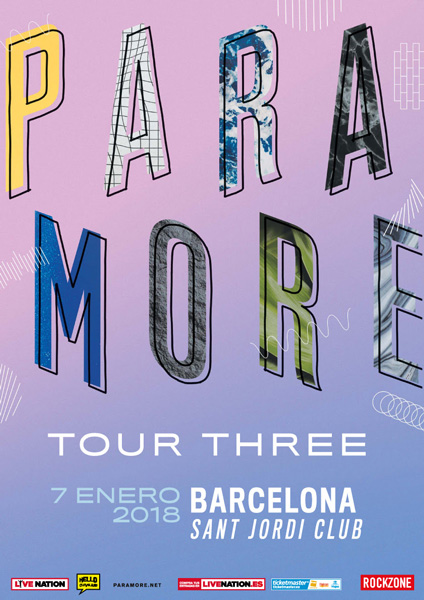 Paramore anuncia concierto en Barcelona para enero de 2018