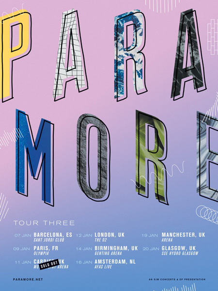 Paramore tour three