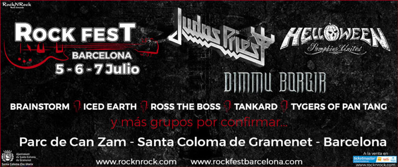 Segunda tanda de nombres para el Rock Fest Barcelona 2018