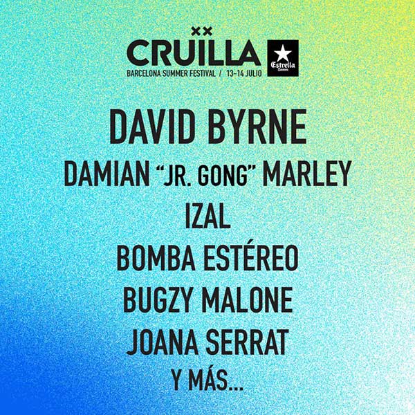 First names for Catalan Festival Cruïlla 2018