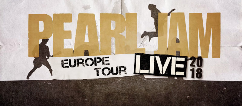 Pearl Jam European Tour 2018