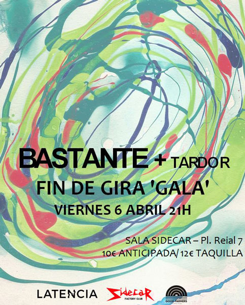 Tardor actuarán en Barcelona el 6 de abril