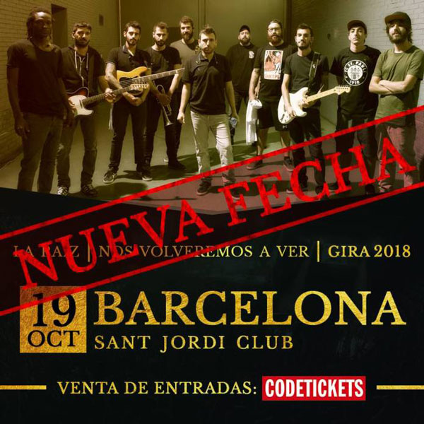 La Raíz anuncia segundo concierto en Barcelona