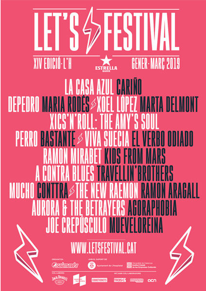 Cartel completo para el Let’s Festival 2019