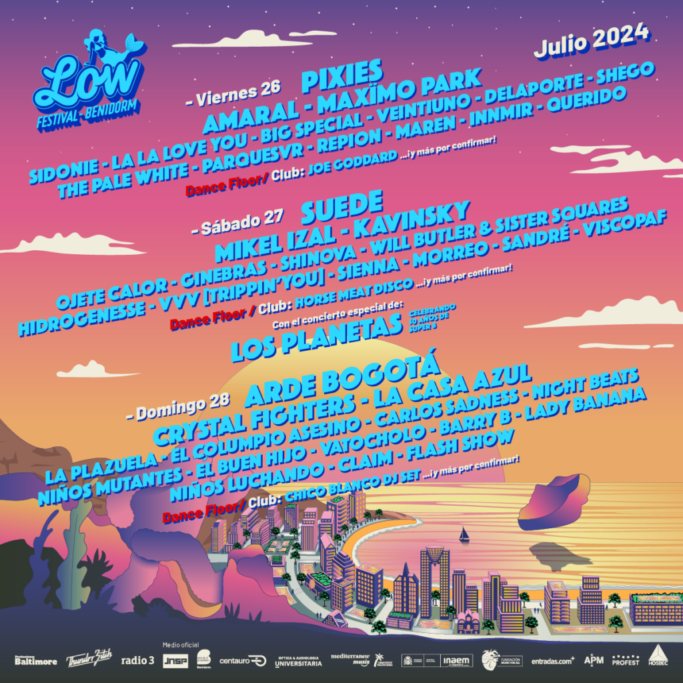 Low Festival 2024 cartel por dias