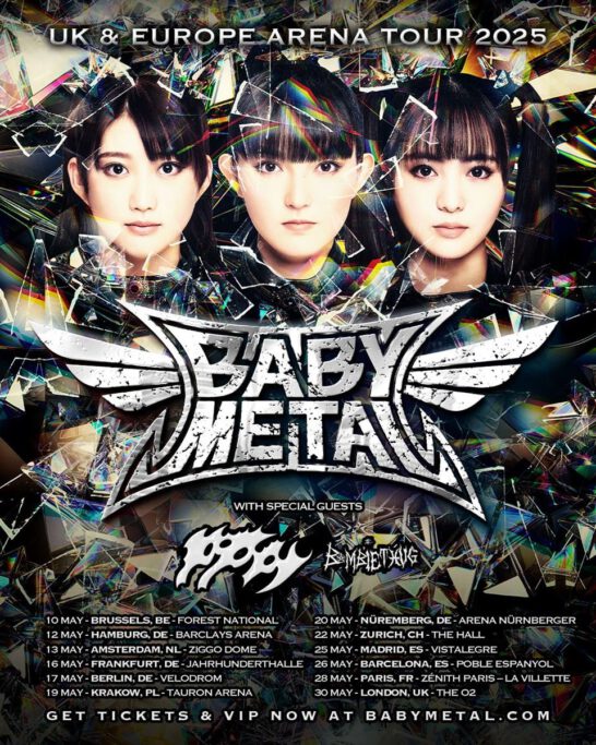 Babymetal european tour 2025