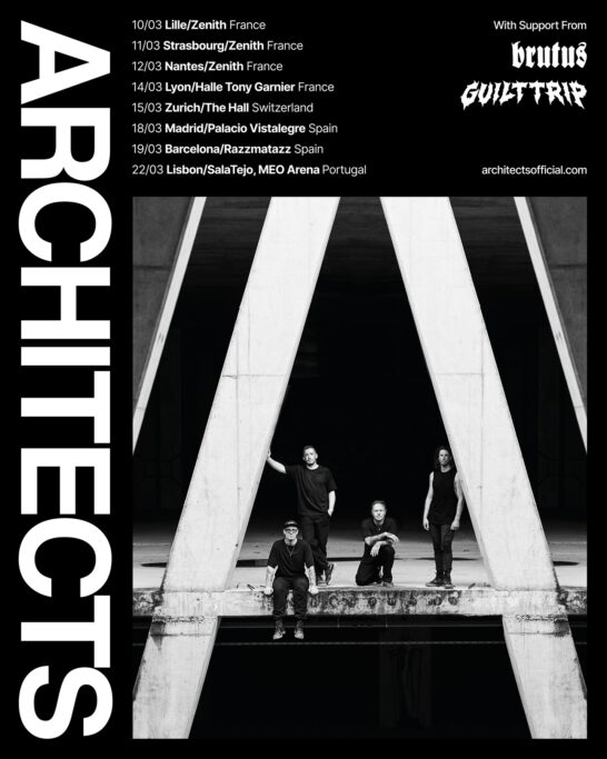 Architects Brutus European Tour 2025